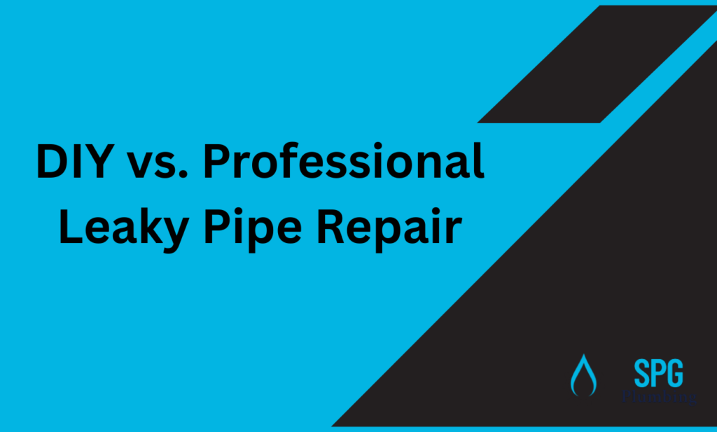 DIY vs. Professional Leaky Pipe Repair